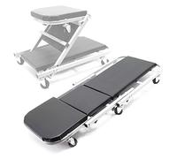 TTLettino sottoauto meccanico sgabello 2in1 carrello sottomacchina 90x41,5x12,5c