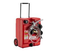 Wiltec Serbatoio travaso carburante 48 l Pompa 12 V Portatile Diesel Benzina