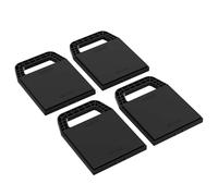 Wiltec Set 4 piastre di base per cavalletti di supporto roulotte camper e rimorchi