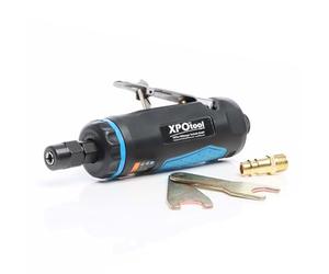 Wiltec Smerigliatrice pneumatica dritta 168mm alloggiamento in alluminio 6,3bar Multismerigliatrice 22000rpm
