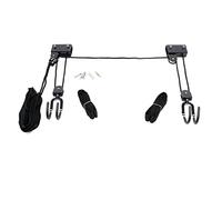 Wiltec Sollevatore a soffitto per Bici, Canoe e Kayak Fino a 45 kg Supporto con Gancio e carrucola