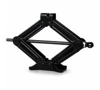 Wiltec Sollevatore auto a forbice con portata di 1 t, cric in acciaio con altezza di sollevamento 90-315 mm per auto e fuoristrada