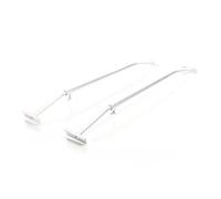 Wiltec Staffe telo per rimorchi leggeri e carrelli appendice, 2 barre allungabili 100-145cm, in alluminio