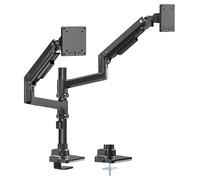 Wiltec Supporto dual monitor, 2 bracci per schremi da 17-49" max 20 kg VESA