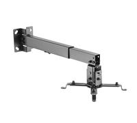 Wiltec Supporto girevole per proiettore 43-65cm 20kg Montaggio a soffitto parete