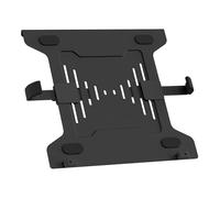 Wiltec Supporto laptop per braccio porta monitor, struttura solida in acciaio, ampiezza regolabile, fermi antiscivolo, ventilazione ottimale, porta notebook da collegare a sistema da scrivania