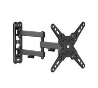 Wiltec Supporto TV a parete universale per schermi da 13"-43", conforme a VESA, Braccio snodato regolabile