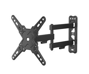 Wiltec Supporto TV a parete universale per schermi da 13"-43", conforme a VESA, Braccio snodato regolabile