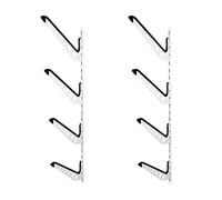 Wiltec Supporto Universale a Muro 4 Ganci per tavola da Surf Snowboard Wakeboard Sci Skateboard Longboard