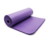 Wiltec Tappetino yoga viola 180x60x1,5 cm tappeto da palestra da pavimento antiscivolo extra spesso Sport