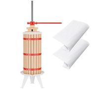 TTPressa per frutta da 30l con 3 panni Torchio da vino Torchietto uva