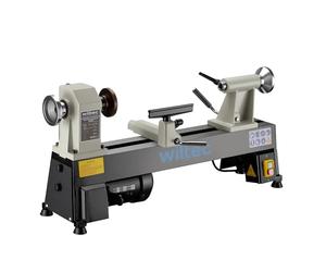 Wiltec Tornio da banco per legno 370 watt, 600~2800 giri/min, Macchina da banco per tornitura