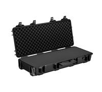 Wiltec Valigetta porta armi 97,8 x 42 x 17,3 cm per armi lunghe, valigetta per fucili con imbottitura in schiuma per un trasporto sicuro, custodia con portata elevata e maniglia di trasporto
