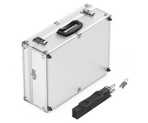 Wiltec Valigetta porta attrezzi universale 46x33x15,2cm per trasporto utensili e misuratori