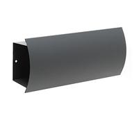 Wiltec Vano portagiornale antracite V2 320 x 140 x 80 mm Tubo Scomparto per riviste