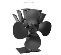 TTVentilatore per camino a 4 eliche Ventola per stufa Senza elettricità Caminett