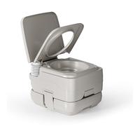 Wiltec WC Portatile 10 l, WC da Campeggio Portatile con Pompa Manuale, Bagno Chimico per Camper Facile da Pulire