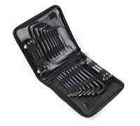 Wiltec XPOtool Set di chiavi a brugola 45 pz. Chiavi ad angolo ripiegabili Sistema metrico e imperiale