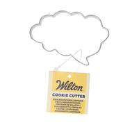 Wilton 02-0-0591 - Cutter per biscotti, acciaio inox, testo cloud