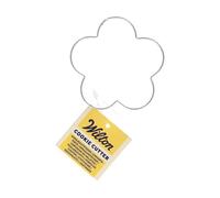 Wilton 02-0-0621 - Cutter per biscotti, in acciaio inox, motivo floreale