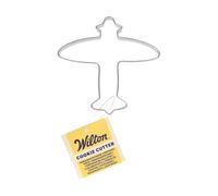 Wilton 02-0-0633 - Cutter per biscotti, acciaio inox, Airplane