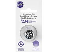 Wilton 0261876 Cornetto Multiforo 234, Acciaio, Argento, 4.06x4.57x9.5 cm