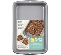Wilton 03-3135 - Contenitore per biscotti e brownie, antiaderente, 27,9 x 17,7 x 3,81 cm, in acciaio