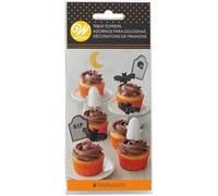 Wilton 05-0-0148 - Decorazione per torta Halloween pk/8, carta