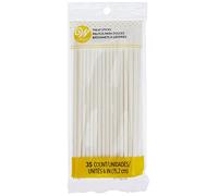 Wilton 1912-1007 Bastoncini per Pops, Carta, Bianco, 0.1x0.1x15 cm