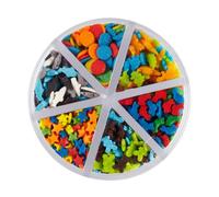 Wilton 2.4oz Bright Animals & Stars Sprinkles - Cupcake Cookie Food Decoration