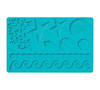 Wilton 409-2552 Stampo in Silicone Mare, Silicone, Blu, 12x25x0.5 cm