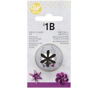 Wilton Beccucci in Acciaio Inox #1B Fiore a Goccia, Beccucci Sac a Poche, Piping Tip Riutilizzabile per Decorare Torte, Cupcake, Biscotti, Pasticcini