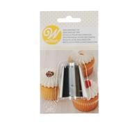 Wilton Beccucci in Acciaio Inox Decorazione Sultan, Beccucci Sac a Poche, Piping Tip Riutilizzabile per Decorare Torte, Cupcake, Biscotti, Pasticcini