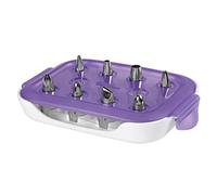 Wilton Beccucci in Acciaio Inox Starter Set/9, Beccucci Sac a Poche, Piping Tip Riutilizzabile per Decorare Torte, Cupcake, Biscotti, Pasticcini - Set/