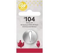 Wilton Blister Cornetto Petalo N.104 Blister Cornetto Petalo N.104, Acciaio, Argento,