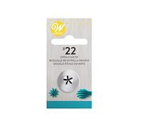Wilton Blister Cornetto Stella Aperta N. 22 Blister Cornetto Stella Aperta N. 22, Acciaio, Argento,