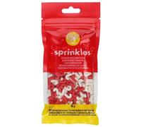 Wilton Candy Cane 3D Sprinkle Mix: Sprinkles a Forma di Bastoncini di Zucchero, Decorazioni Natalizie per Torte, Cupcake e Biscotti, Zuccherini Decorativi - 56 g