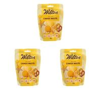 Wilton Candy Melts Giallo: Caramelle da Sciogliere al Gusto Dolce e Cremoso per Modellare, Intingere e Decorare, Ottimale per Cake Pops, Dolci, Torte e Dessert Ricoperti, 125 g (Confezione da 3)