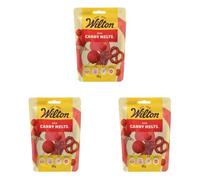 Wilton Candy Melts Rosso: Caramelle da Sciogliere al Gusto Dolce e Cremoso per Modellare, Intingere e Decorare, Ottimale per Cake Pops, Dolci, Torte e Dessert Ricoperti, 125 g (Confezione da 3)