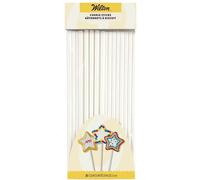 Wilton CF.20 Stecche per Biscotti Adatte alla Cottura 20CM Bastoncini, Bianco