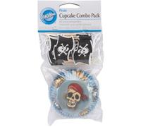 Wilton CF. 24 Pirottini Muffin con Pick Pirati