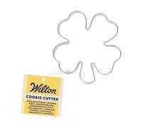 Wilton Cookie Cutter Clover: Stampini per Biscotti e Fondente in Acciaio Inox, Ideale per Feste a Tema Danza e Compleanno - 7 cm