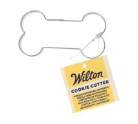 Wilton Cookie Cutter Dog Bone: Stampini per Biscotti e Fondente in Acciaio Inox, Ideale per Feste a Tema Danza e Compleanno - 6 cm