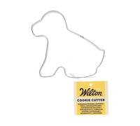 Wilton Cookie Cutter Dog: Stampini per Biscotti e Fondente in Acciaio Inox, Ideale per Feste a Tema Danza e Compleanno - 8,5 cm