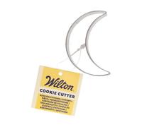 Wilton Cookie Cutter Half Moon: Stampini per Biscotti e Fondente in Acciaio Inox, Ideale per Feste a Tema Danza e Compleanno - 6 cm