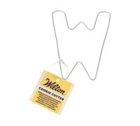 Wilton Cookie Cutter Letter W: formine per biscotti in acciaio inox, set per biscotti e biscotti: formine per biscotti con numeri e lettere - 8 cm