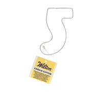 Wilton Cookie Cutter Number 5: formine per biscotti in acciaio inox, per biscotti e biscotti: formine per biscotti con numeri e lettere - 8,5 cm