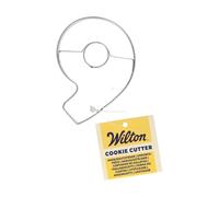 Wilton Cookie Cutter Number 9: Stampini per Biscotti e Fondente in Acciaio Inox, Ideale per Decorazioni Personalizzate con Lettere e Numeri - 7,5 cm