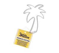 Wilton Cookie Cutter Palm Tree: Stampini per Biscotti e Fondente in Acciaio Inox, Ideale per Feste a Tema Danza e Compleanno - 6,8 cm