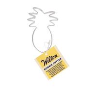 Wilton Cookie Cutter Pineapple: Stampini per Biscotti e Fondente in Acciaio Inox, Ideale per Feste a Tema Danza e Compleanno - 6,5 cm